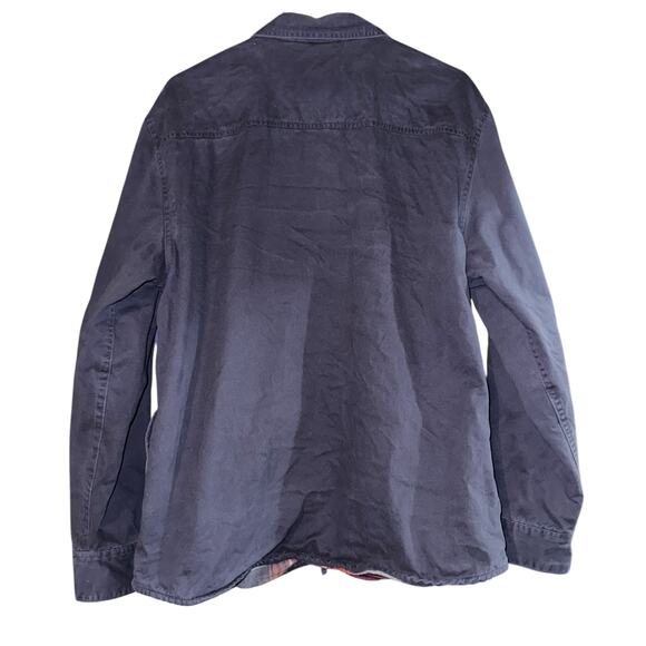 Woolrich Flannel Lined Button Up Shirt Shacket Men's XL Plaid Utility Workwear - Picture 4 of 8